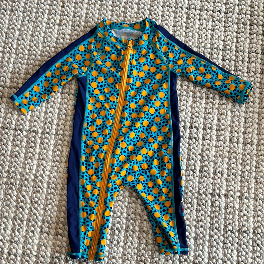 Kids Blue and Yellow Rashguard